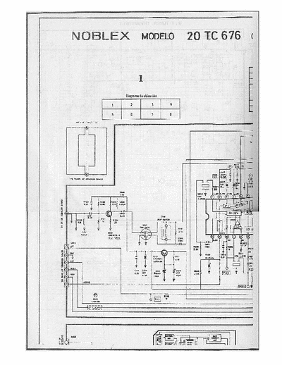 NOBLEX 20TC676 schematic